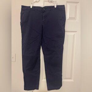 Casual Banana Republic navy blue pants, ankle length, size 12